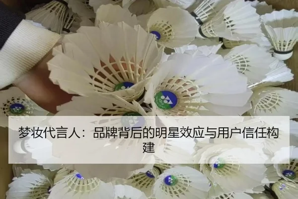 梦妆代言人：品牌背后的明星效应与用户信任构建